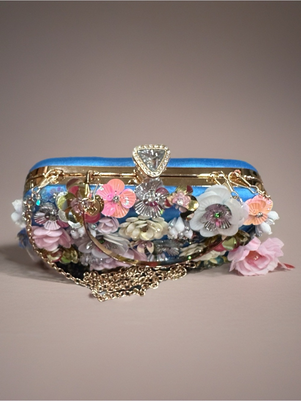 Floral🌸Embellished Handbag - Picture 3 of 5